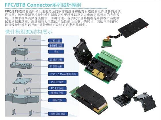 连接器测试微针模组